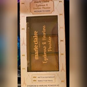 Marie Clarie Eyebrow & Hairline Powder - Medium to Dark New In Package